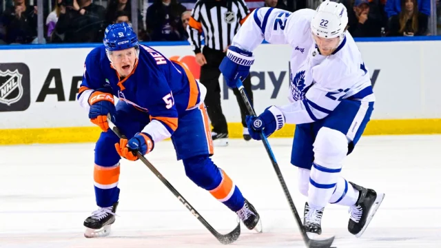 Islanders' Emil Heineman ejected for hit that injured Oilers' Isaac Howard