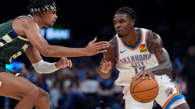 OKC Thunder waives two-way guard Otega Oweh after Achilles injury