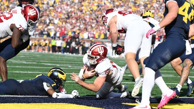 Curt Cignetti said he debated replacing Josh Hoover, who scored the winning TD in overtime, with Grant Wilson in the second half. "It’s been Josh's season and even though he’s not 100%, we’ve got to finish it out with him and he responded," Cignetti said.