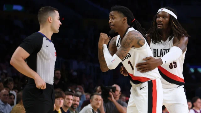 Ja Morant was one of three players to receive a flopping technical near the end of Tuesday's Trail Blazers-Lakers game, a frequency Portland coach Micah Nori called unusual.