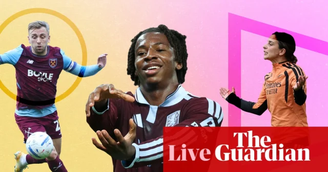 Aston Villa v Manchester City buildup, Premier League news, WSL, and more – matchday live