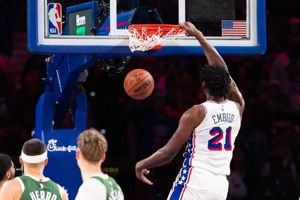 Embiid posts triple-double as LeBron-less Sixers stay unbeaten