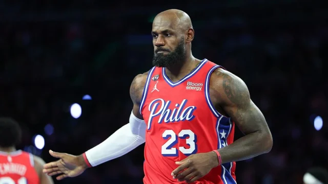 76ers’ LeBron James flashes vintage form in dominant NBA Cup win over Knicks