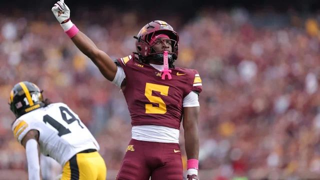 Minnesota upsets No. 15 Iowa with walk-off field goal for 13-10 win, effectively ending Hawkeyes' Big 10 title hopes