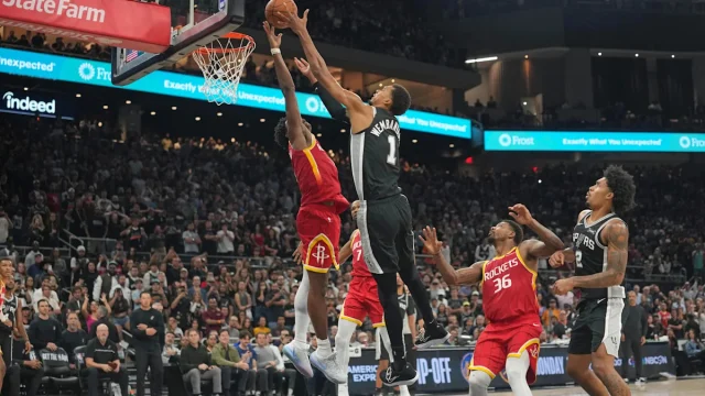 Rockets-Spurs: Thompson Block & Sengun Buckets Put Houston Back In Business