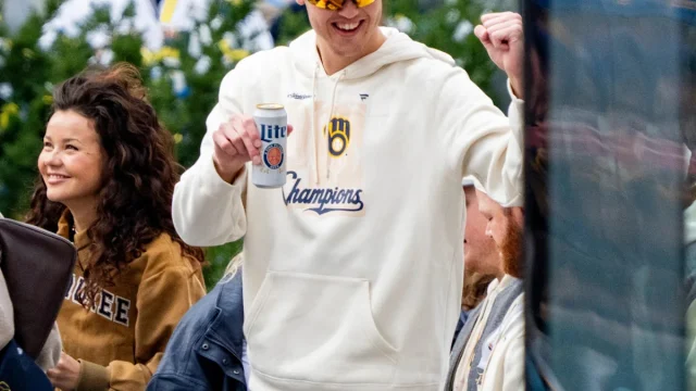 JACOB MISIOROWSKI WAS ABSOLUTELY HAMMERED AT THE BREWERS PARADE