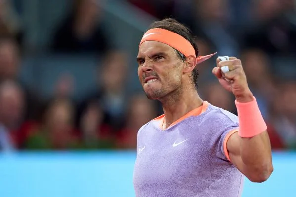 Five-time champion Rafael Nadal lost in the Round of 16 at the Madrid Open.
