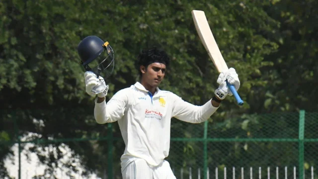 Ranji Trophy: Aneeshwar Gautam grinds his way to maiden ton; Karnataka eye innings win