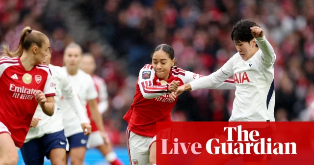 Tottenham host Arsenal in WSL, Premier League, EFL and more – football clockwatch live