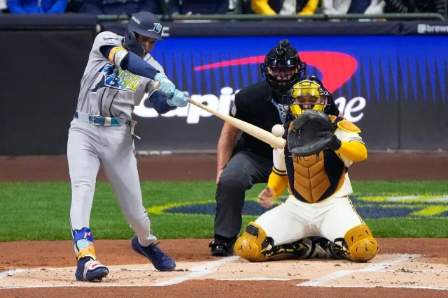 Rays vs. Brewers score, live updates: Hicks homers as Tampa Bay strikes first in MLB World Series Game 2