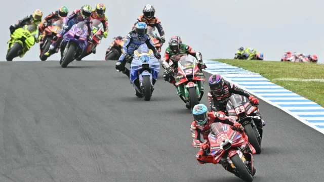 MotoGP Australian GP: Marc Marquez wins sprint to seize points lead, Jorge Martin crashes