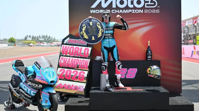 Marc Marquez lets loose at championship party in viral celebration videos