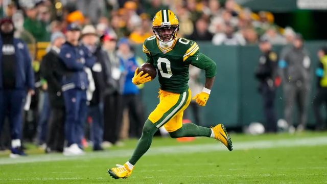 Week 8 TNF Fantasy Football Wide Receiver Start ‘Em, Sit ‘Em: Matthew Golden vs. Tetairoa McMillan