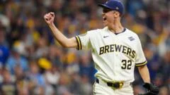 Fastest pitch in World Series history as Brewers win opener