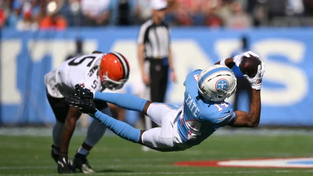Tennessee Titans injury report: Carnell Tate, Tommy Townsend sit out
